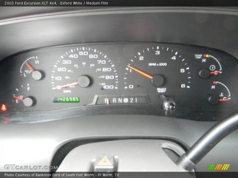 Oxford White / Medium Flint 2003 Ford Excursion XLT 4x4