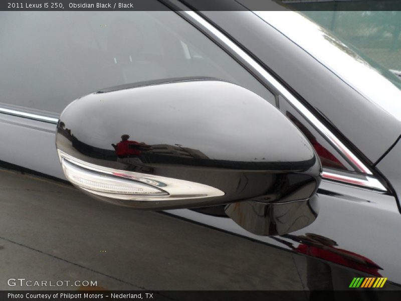 Obsidian Black / Black 2011 Lexus IS 250