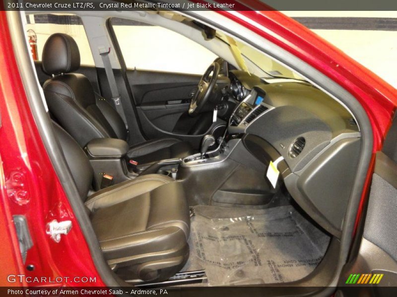 Crystal Red Metallic Tintcoat / Jet Black Leather 2011 Chevrolet Cruze LTZ/RS