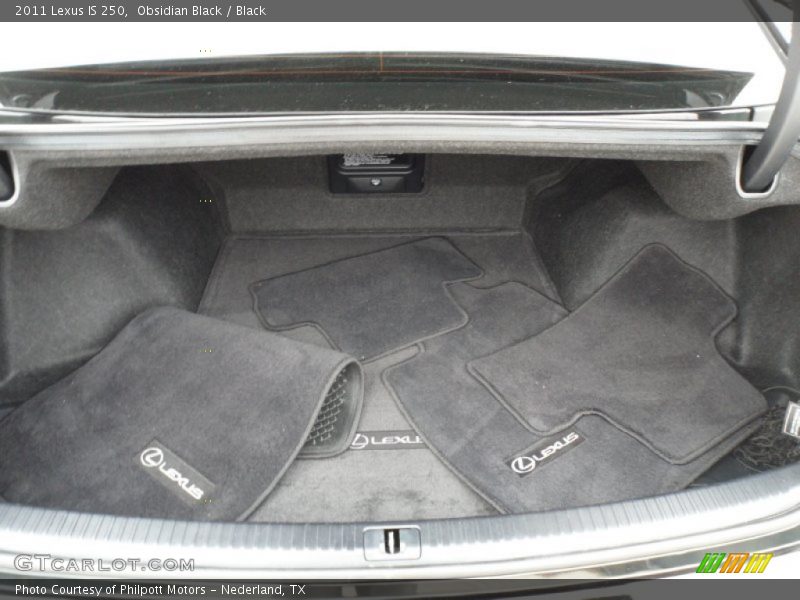 Obsidian Black / Black 2011 Lexus IS 250