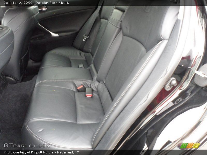 Obsidian Black / Black 2011 Lexus IS 250