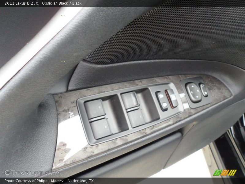 Obsidian Black / Black 2011 Lexus IS 250