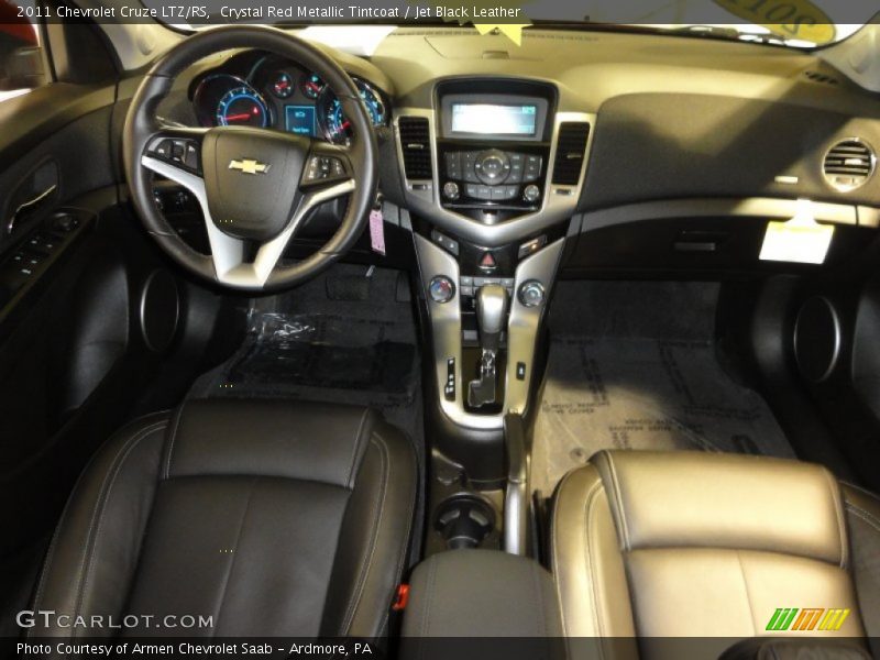 Crystal Red Metallic Tintcoat / Jet Black Leather 2011 Chevrolet Cruze LTZ/RS