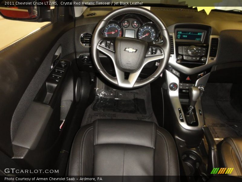Crystal Red Metallic Tintcoat / Jet Black Leather 2011 Chevrolet Cruze LTZ/RS