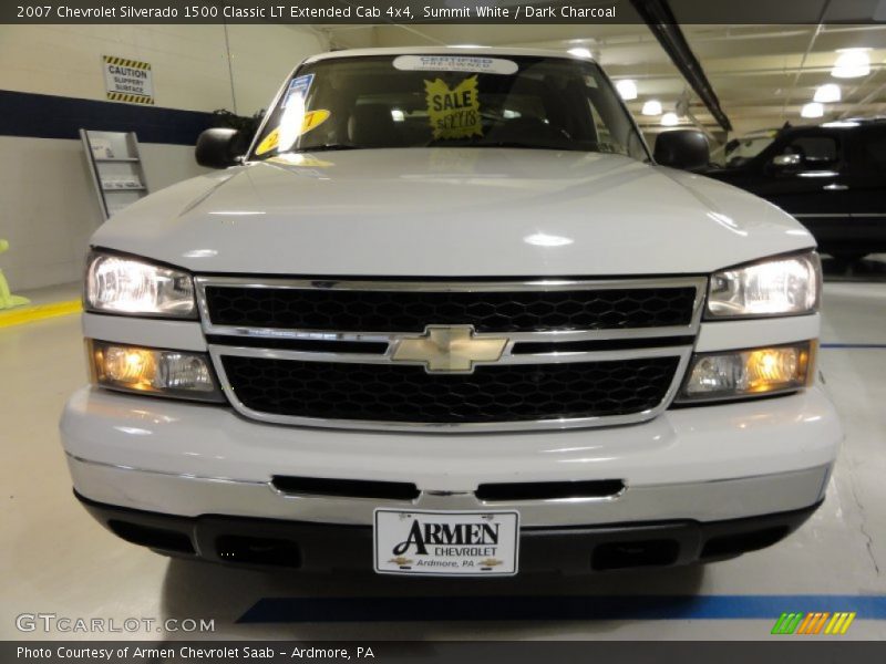 Summit White / Dark Charcoal 2007 Chevrolet Silverado 1500 Classic LT Extended Cab 4x4