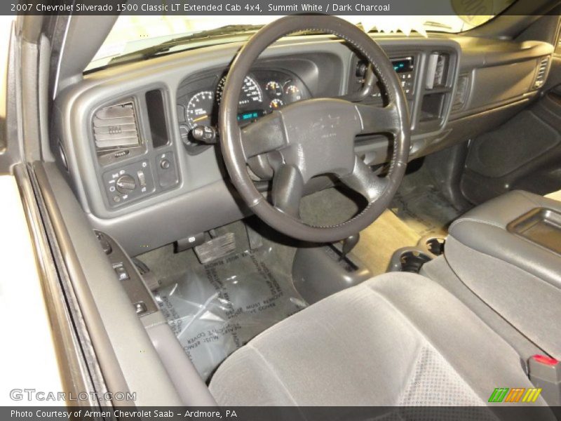 Summit White / Dark Charcoal 2007 Chevrolet Silverado 1500 Classic LT Extended Cab 4x4
