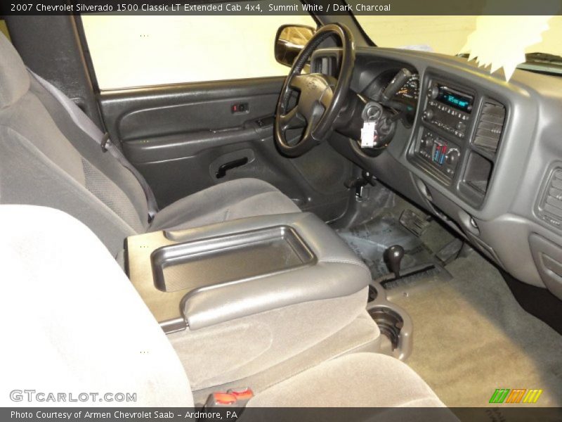 Summit White / Dark Charcoal 2007 Chevrolet Silverado 1500 Classic LT Extended Cab 4x4