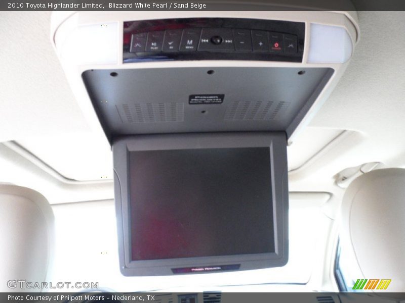 Blizzard White Pearl / Sand Beige 2010 Toyota Highlander Limited