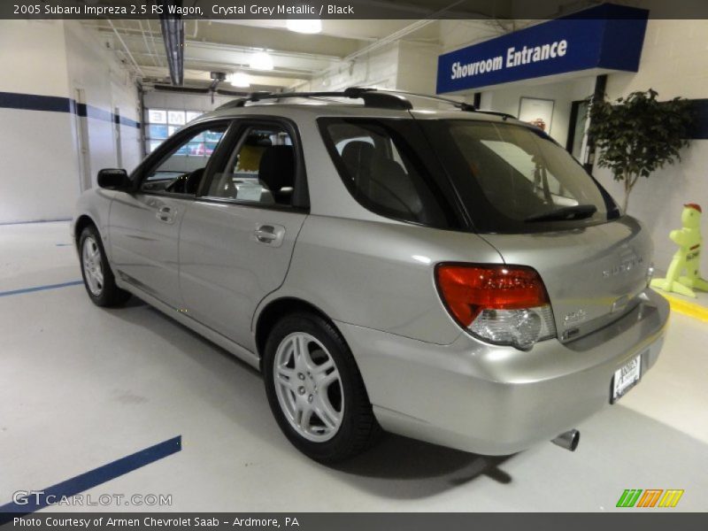 Crystal Grey Metallic / Black 2005 Subaru Impreza 2.5 RS Wagon
