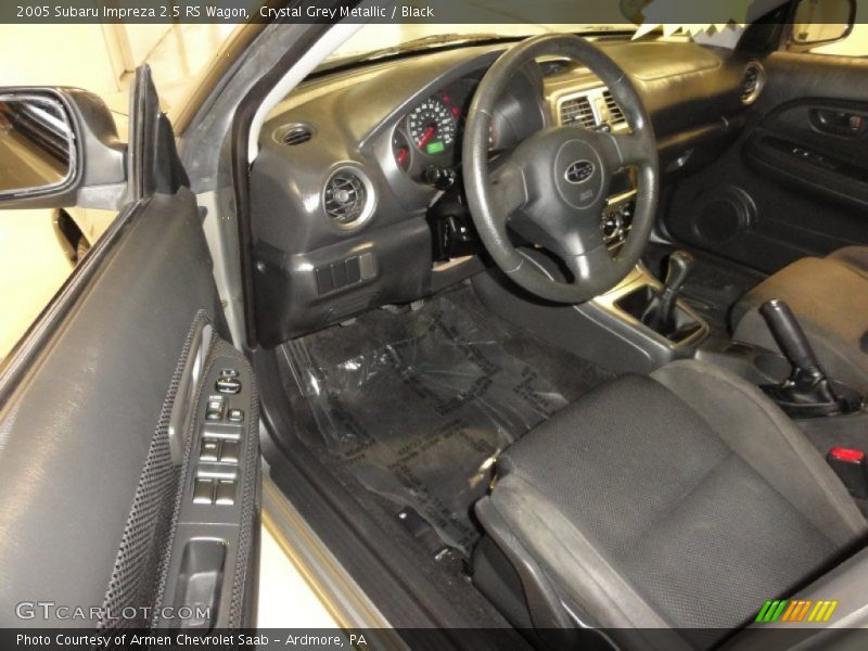 Crystal Grey Metallic / Black 2005 Subaru Impreza 2.5 RS Wagon