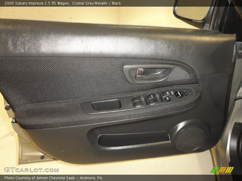 Crystal Grey Metallic / Black 2005 Subaru Impreza 2.5 RS Wagon