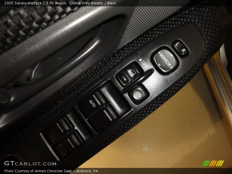 Crystal Grey Metallic / Black 2005 Subaru Impreza 2.5 RS Wagon
