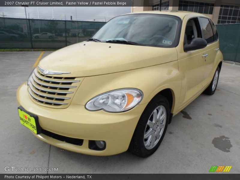Pastel Yellow / Pastel Pebble Beige 2007 Chrysler PT Cruiser Limited