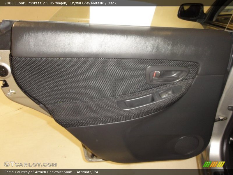 Crystal Grey Metallic / Black 2005 Subaru Impreza 2.5 RS Wagon