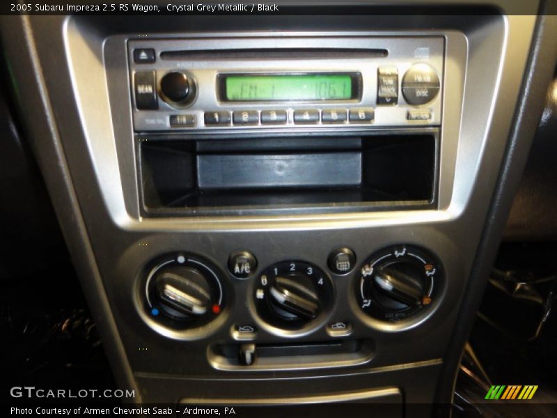 Crystal Grey Metallic / Black 2005 Subaru Impreza 2.5 RS Wagon