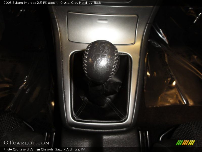 Crystal Grey Metallic / Black 2005 Subaru Impreza 2.5 RS Wagon