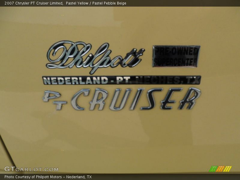Pastel Yellow / Pastel Pebble Beige 2007 Chrysler PT Cruiser Limited