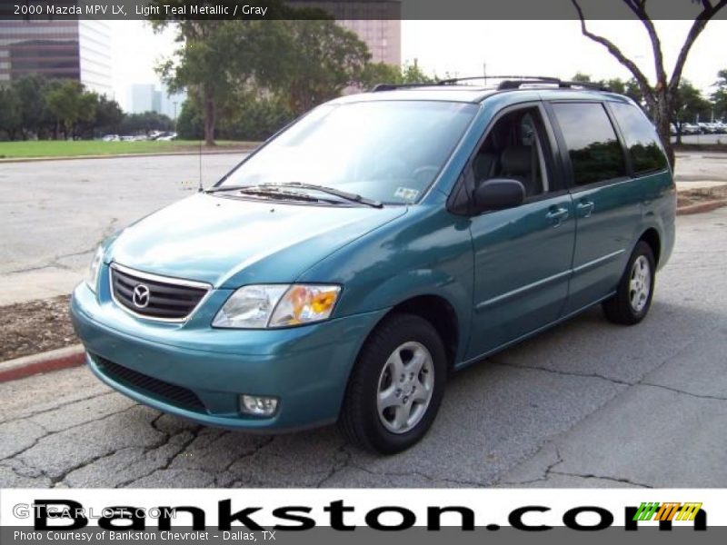 Light Teal Metallic / Gray 2000 Mazda MPV LX