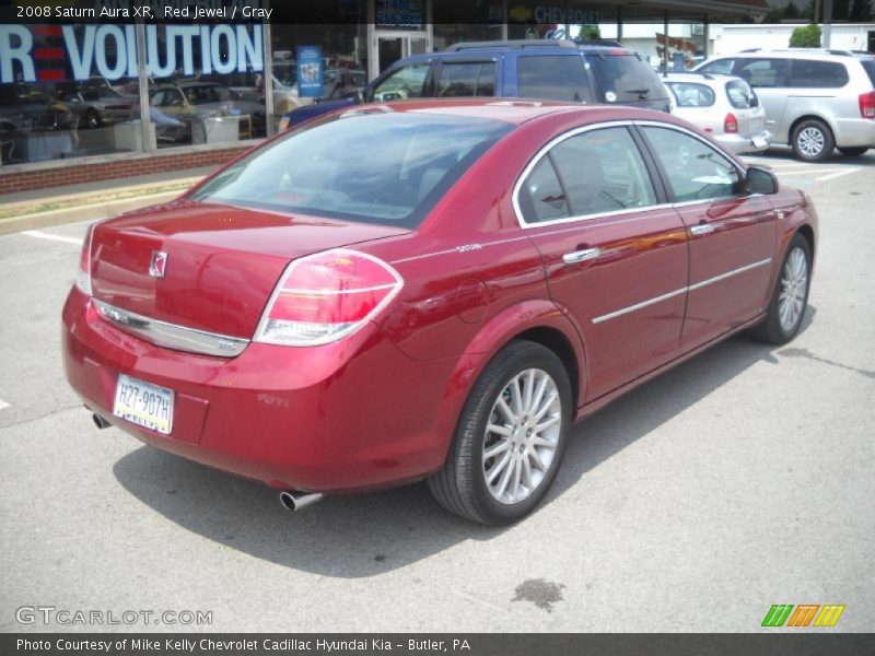 Red Jewel / Gray 2008 Saturn Aura XR