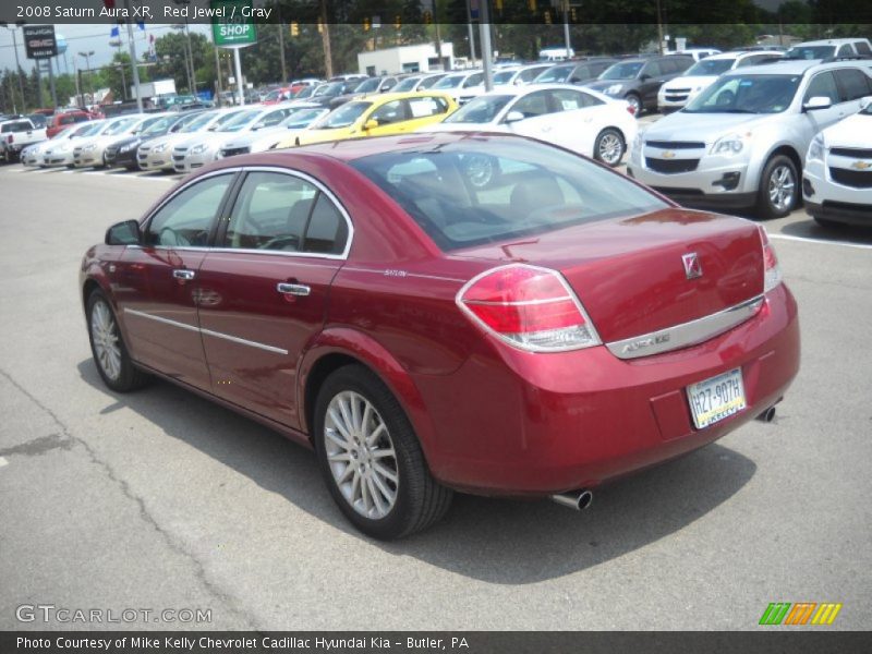 Red Jewel / Gray 2008 Saturn Aura XR