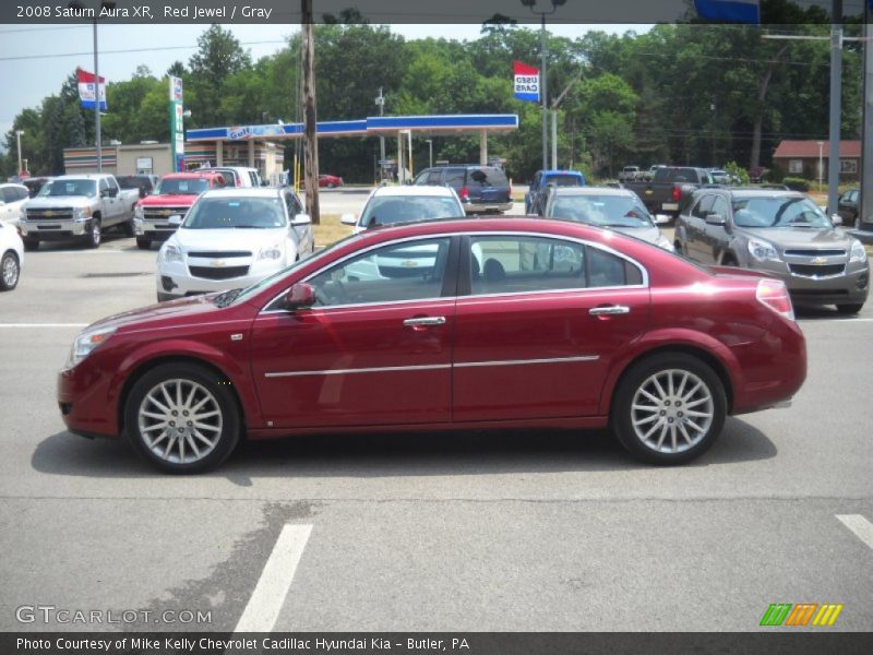 Red Jewel / Gray 2008 Saturn Aura XR