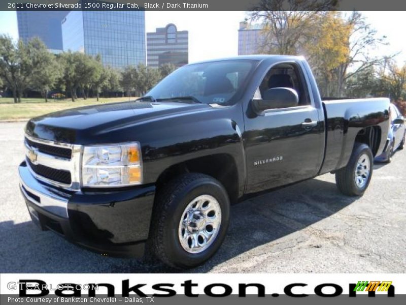 Black / Dark Titanium 2011 Chevrolet Silverado 1500 Regular Cab