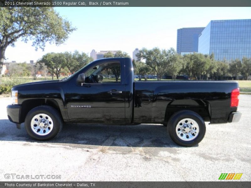 Black / Dark Titanium 2011 Chevrolet Silverado 1500 Regular Cab