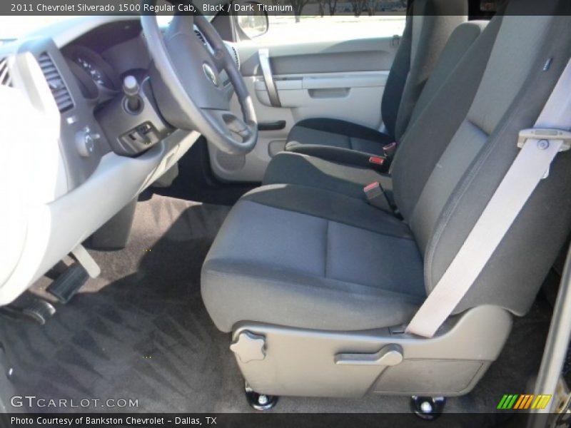 Black / Dark Titanium 2011 Chevrolet Silverado 1500 Regular Cab