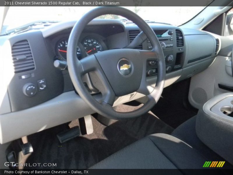 Black / Dark Titanium 2011 Chevrolet Silverado 1500 Regular Cab