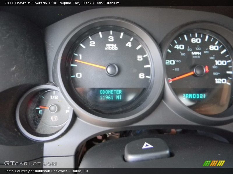 Black / Dark Titanium 2011 Chevrolet Silverado 1500 Regular Cab