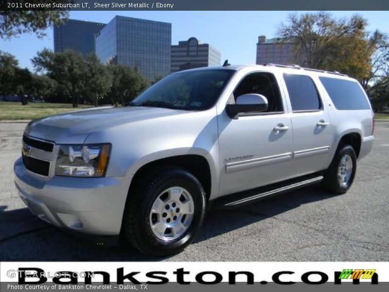 Sheer Silver Metallic / Ebony 2011 Chevrolet Suburban LT