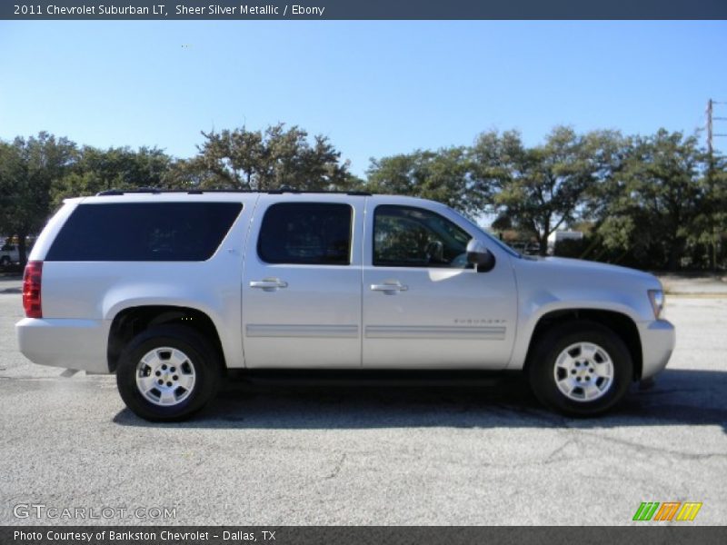 Sheer Silver Metallic / Ebony 2011 Chevrolet Suburban LT