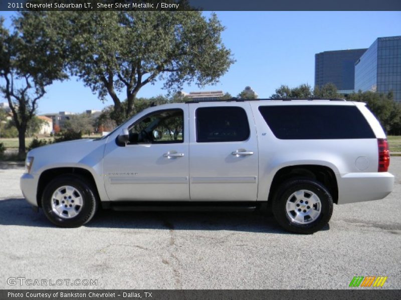 Sheer Silver Metallic / Ebony 2011 Chevrolet Suburban LT