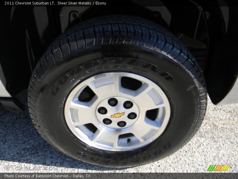 Sheer Silver Metallic / Ebony 2011 Chevrolet Suburban LT