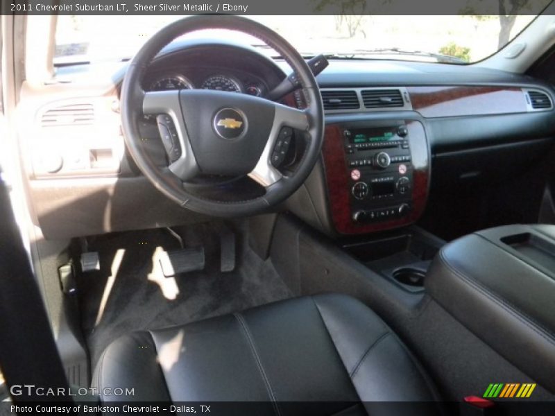 Sheer Silver Metallic / Ebony 2011 Chevrolet Suburban LT