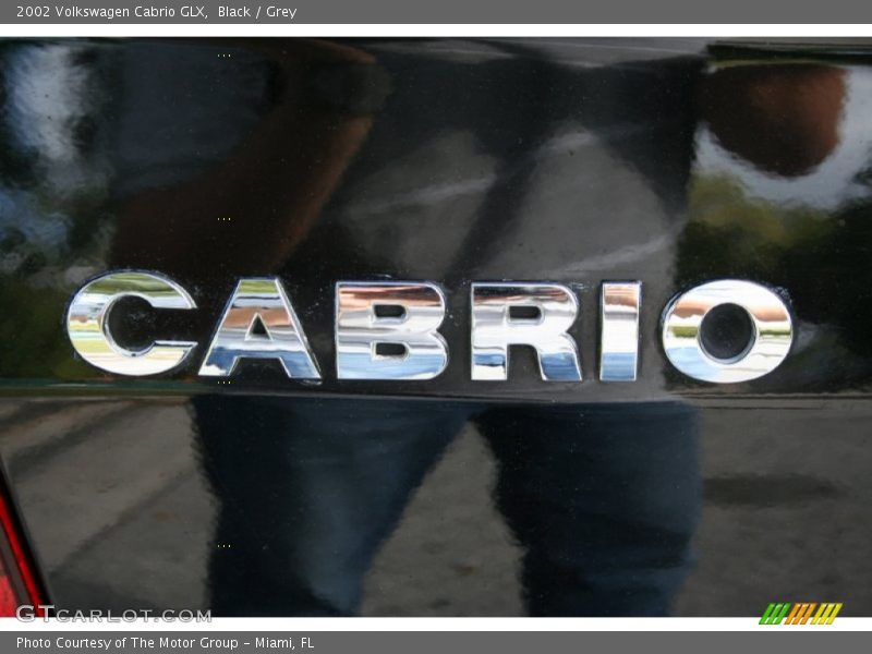 Black / Grey 2002 Volkswagen Cabrio GLX