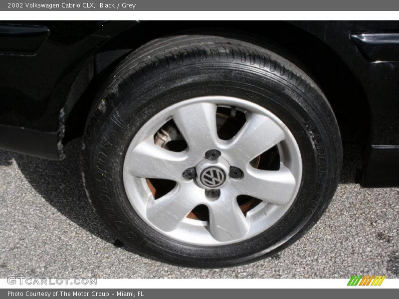 Black / Grey 2002 Volkswagen Cabrio GLX