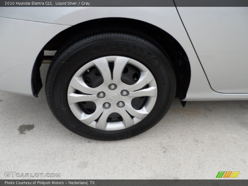Liquid Silver / Gray 2010 Hyundai Elantra GLS