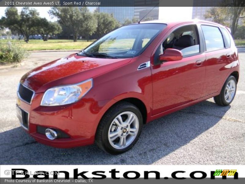 Sport Red / Charcoal 2011 Chevrolet Aveo Aveo5 LT