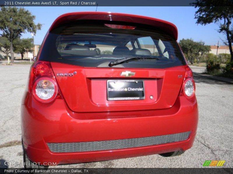 Sport Red / Charcoal 2011 Chevrolet Aveo Aveo5 LT