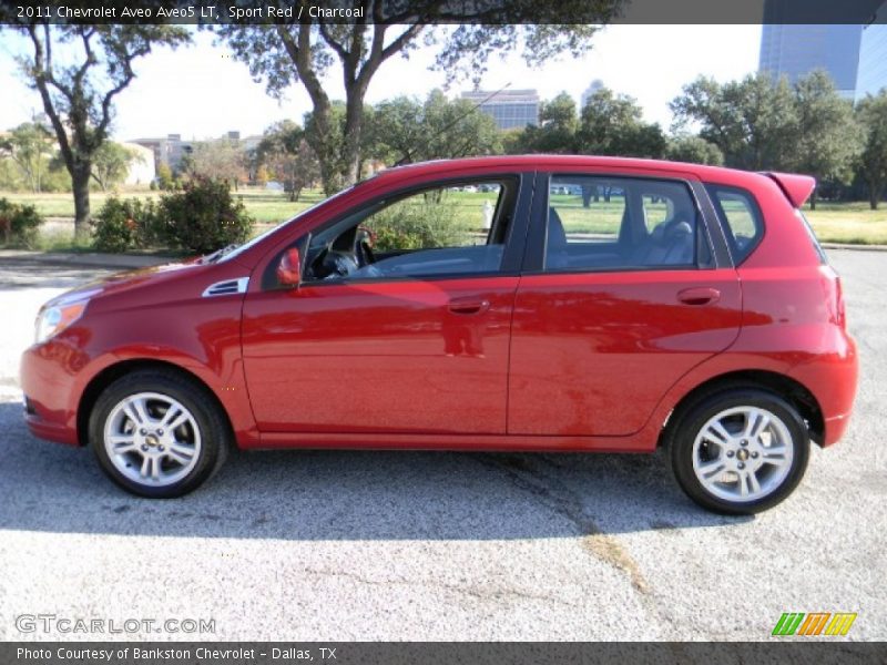 Sport Red / Charcoal 2011 Chevrolet Aveo Aveo5 LT