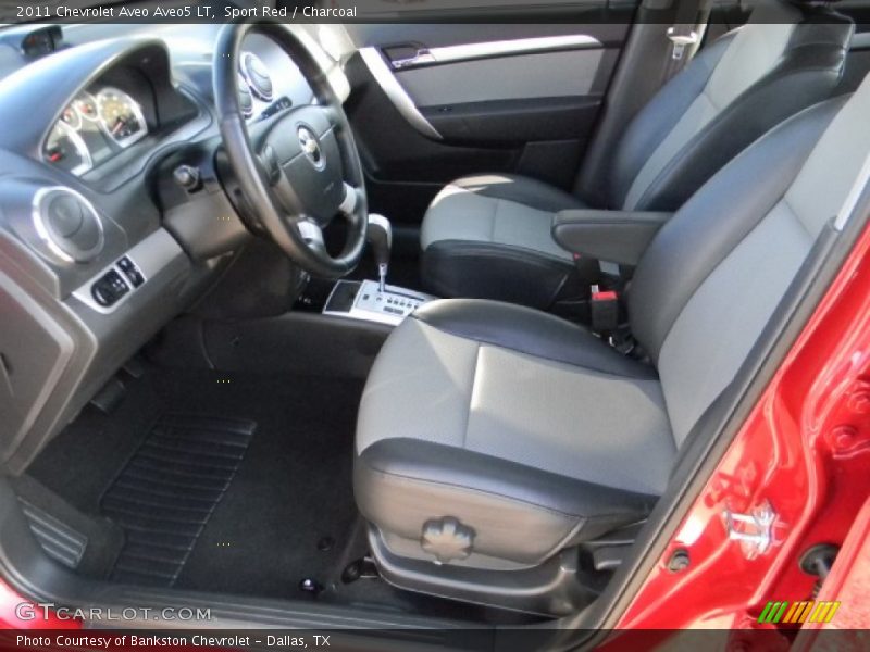  2011 Aveo Aveo5 LT Charcoal Interior