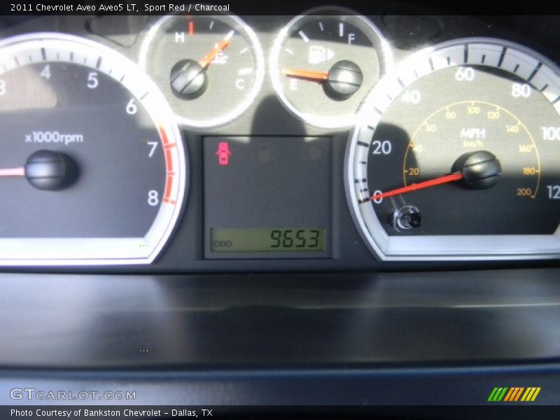 Sport Red / Charcoal 2011 Chevrolet Aveo Aveo5 LT