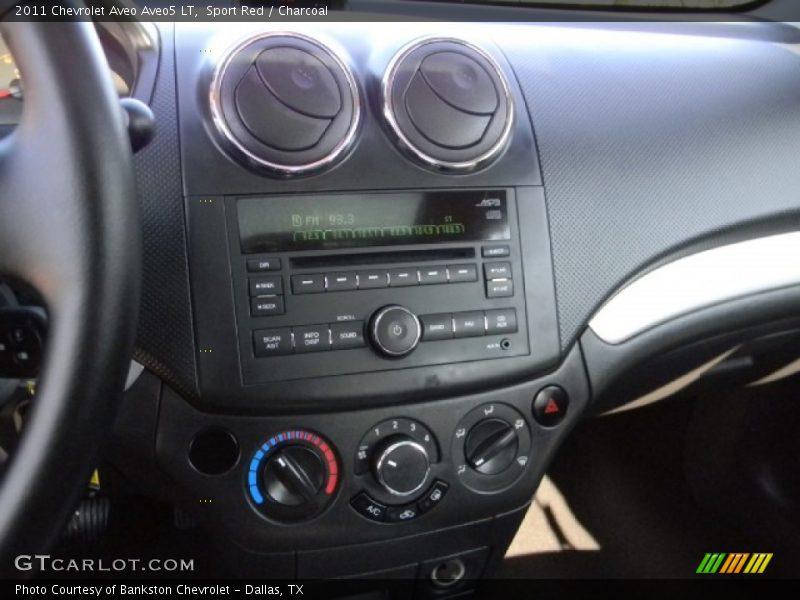 Sport Red / Charcoal 2011 Chevrolet Aveo Aveo5 LT