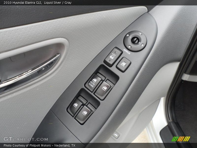 Liquid Silver / Gray 2010 Hyundai Elantra GLS