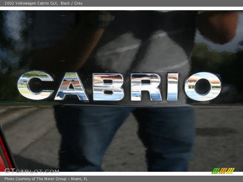 Black / Grey 2002 Volkswagen Cabrio GLX