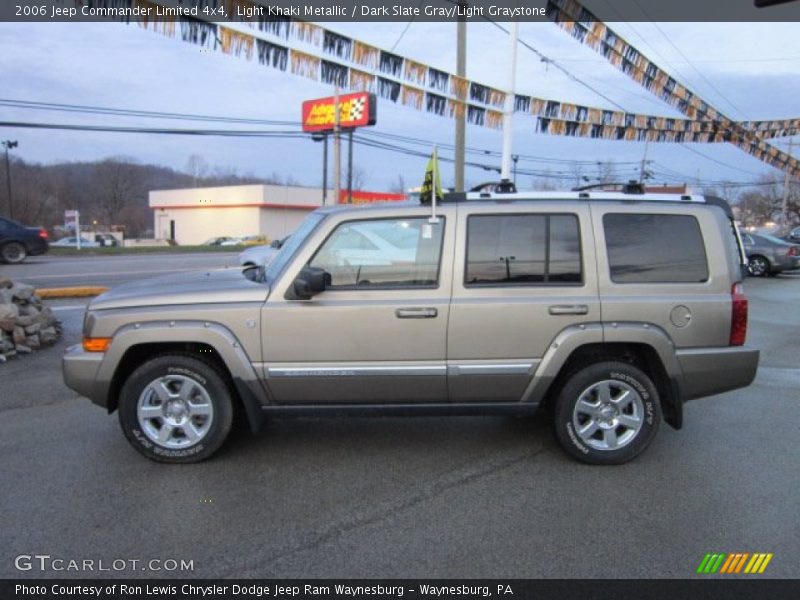 Light Khaki Metallic / Dark Slate Gray/Light Graystone 2006 Jeep Commander Limited 4x4