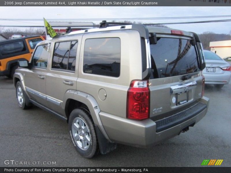 Light Khaki Metallic / Dark Slate Gray/Light Graystone 2006 Jeep Commander Limited 4x4