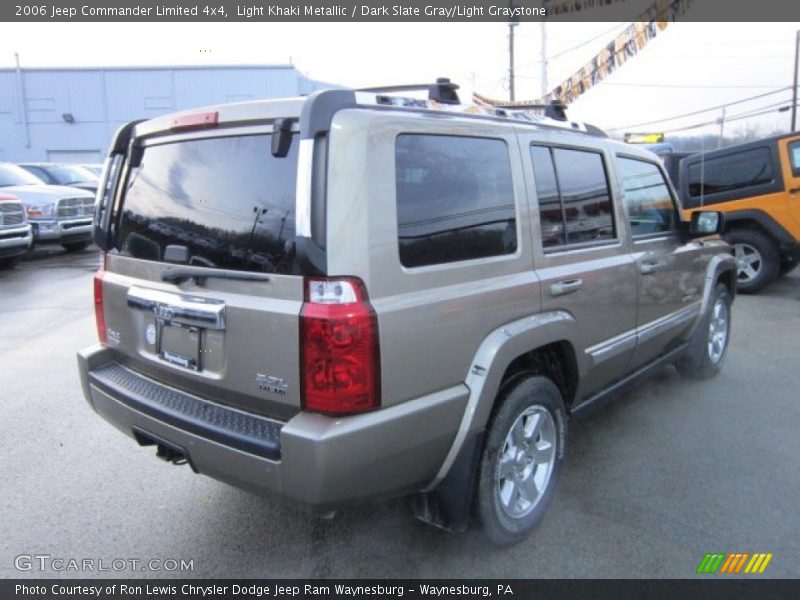 Light Khaki Metallic / Dark Slate Gray/Light Graystone 2006 Jeep Commander Limited 4x4