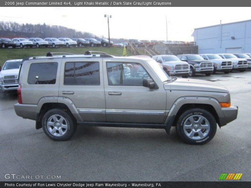 Light Khaki Metallic / Dark Slate Gray/Light Graystone 2006 Jeep Commander Limited 4x4